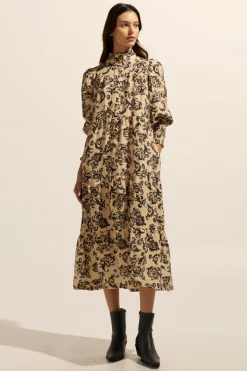 Recruit Dress-Ochre Floral|zoe kratzmann Sale