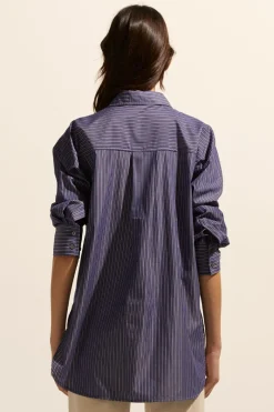 Reprieve Top-Yale Stripe|zoe kratzmann