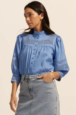 Restore Top-Azure|zoe kratzmann Clearance