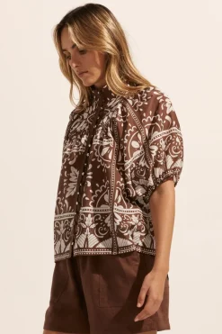 Roam Top-Choc Mosaic|zoe kratzmann Hot