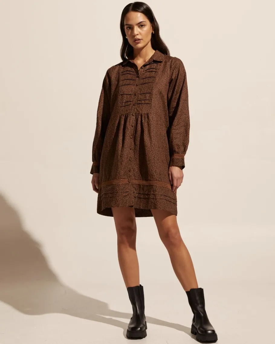 Scheme Dress-Toast Leopard|zoe kratzmann Best