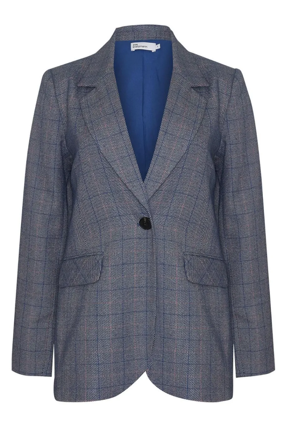 Scout Jacket-Sapphire Check|zoe kratzmann Online