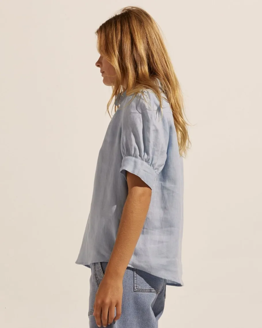 Serene Top-Sky|zoe kratzmann