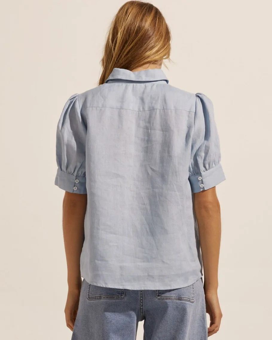 Serene Top-Sky|zoe kratzmann