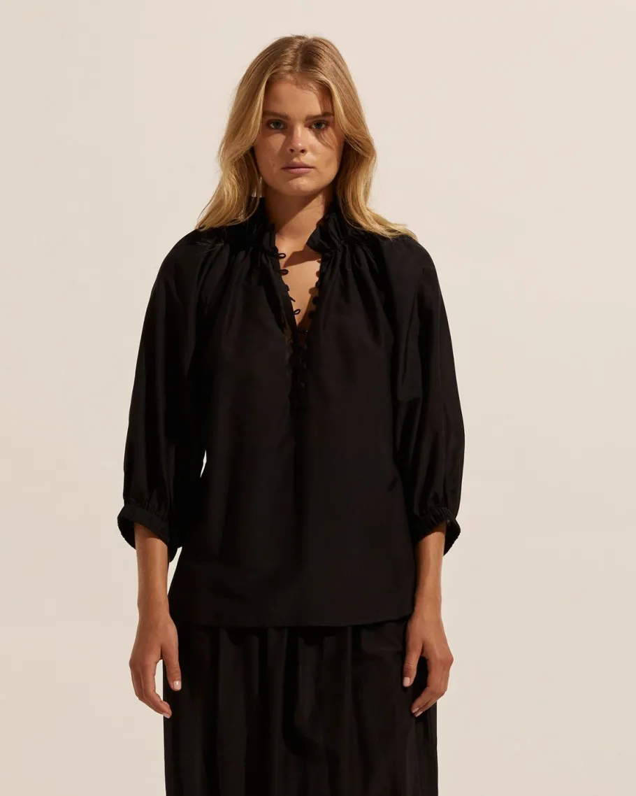Siesta Top-Black|zoe kratzmann Clearance
