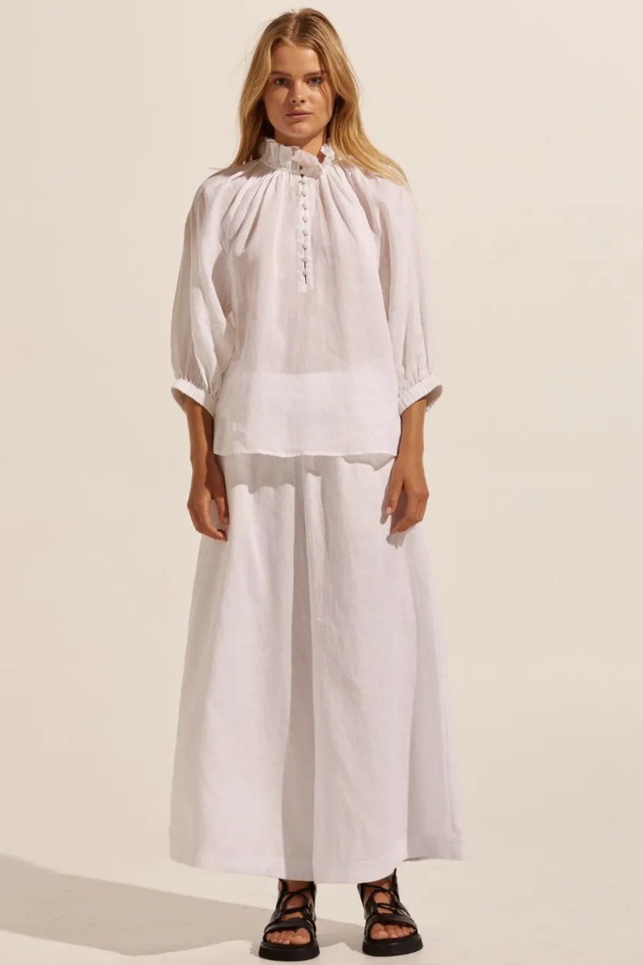 Siesta Top-Porcelain|zoe kratzmann Clearance