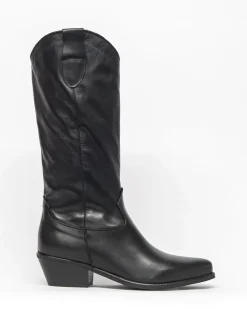 Sprite Boot-Black Leather|zoe kratzmann Hot