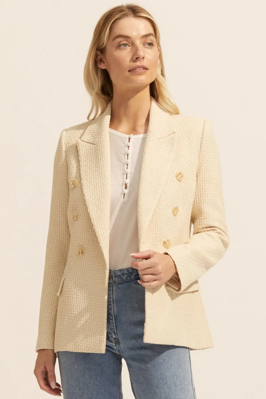 Spurt Jacket-Ecru|zoe kratzmann Discount