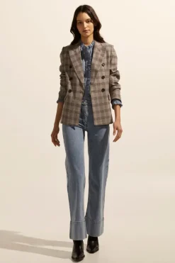 Spurt Jacket-Mousse Check|zoe kratzmann Sale