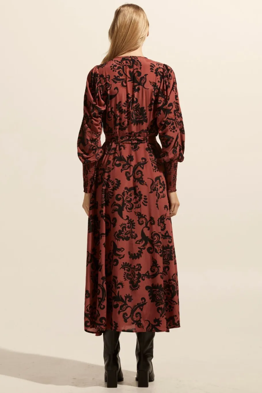 Tangent Dress-Clay Floral|zoe kratzmann Online