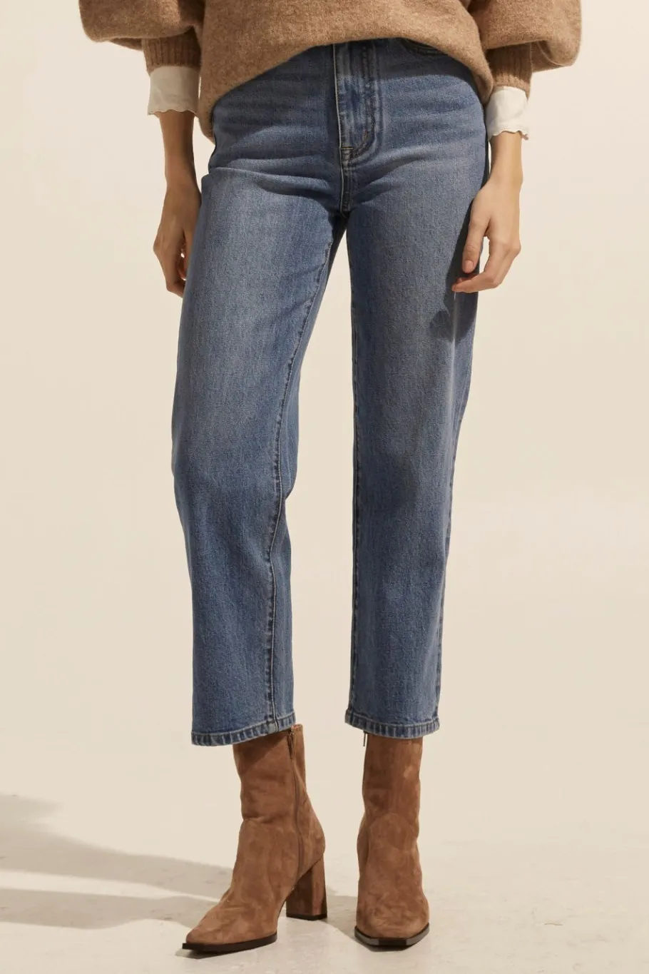 Tariff Jean-Mid Wash Denim|zoe kratzmann New