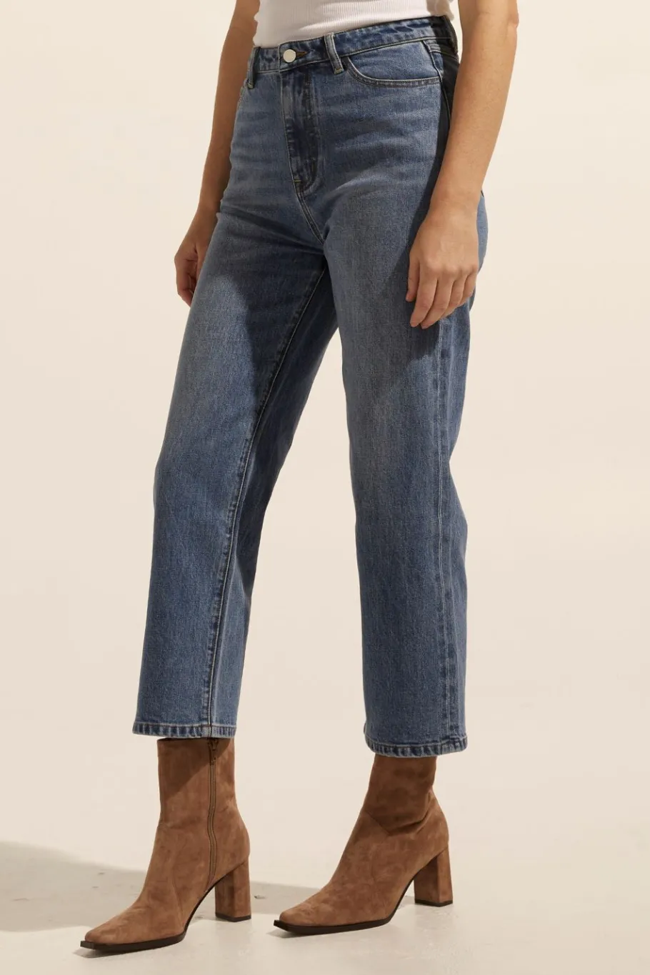 Tariff Jean-Mid Wash Denim|zoe kratzmann New