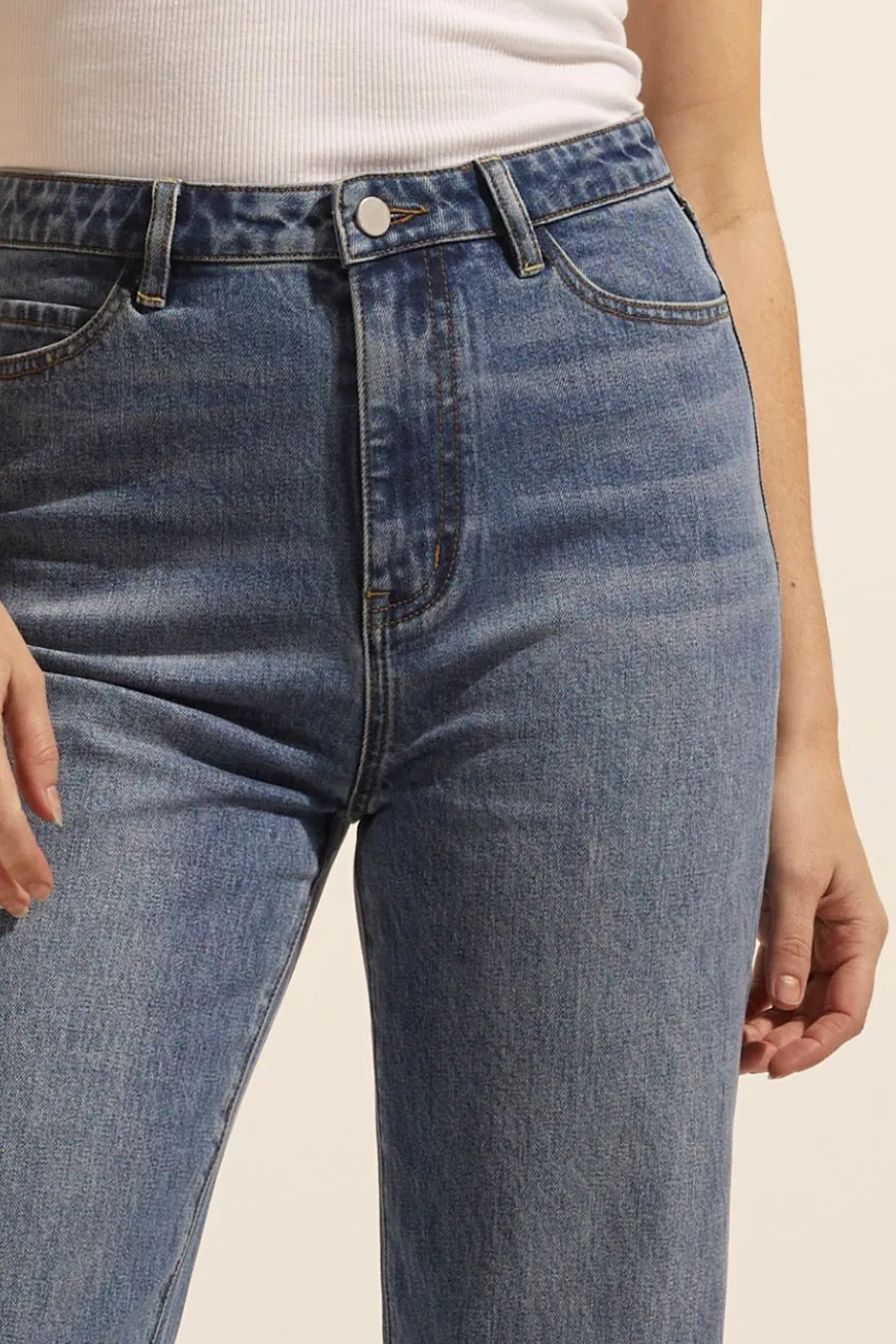 Tariff Jean-Mid Wash Denim|zoe kratzmann New