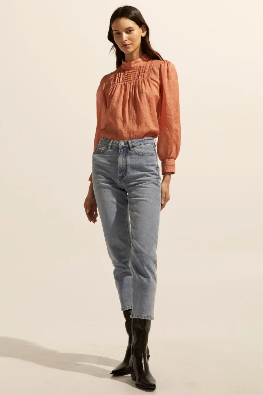 Tariff Jean-Washed Denim|zoe kratzmann