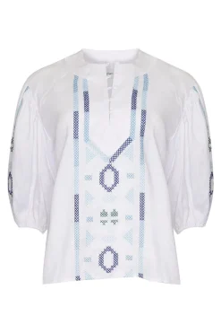 Theme Top-Azure Embroid|zoe kratzmann
