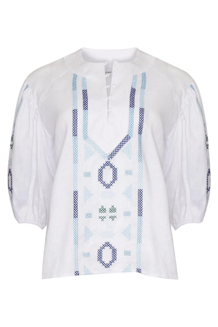 Theme Top-Azure Embroid|zoe kratzmann