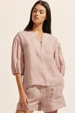 Theme Top-Ginger Stripe|zoe kratzmann Online