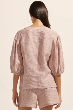 Theme Top-Ginger Stripe|zoe kratzmann Online