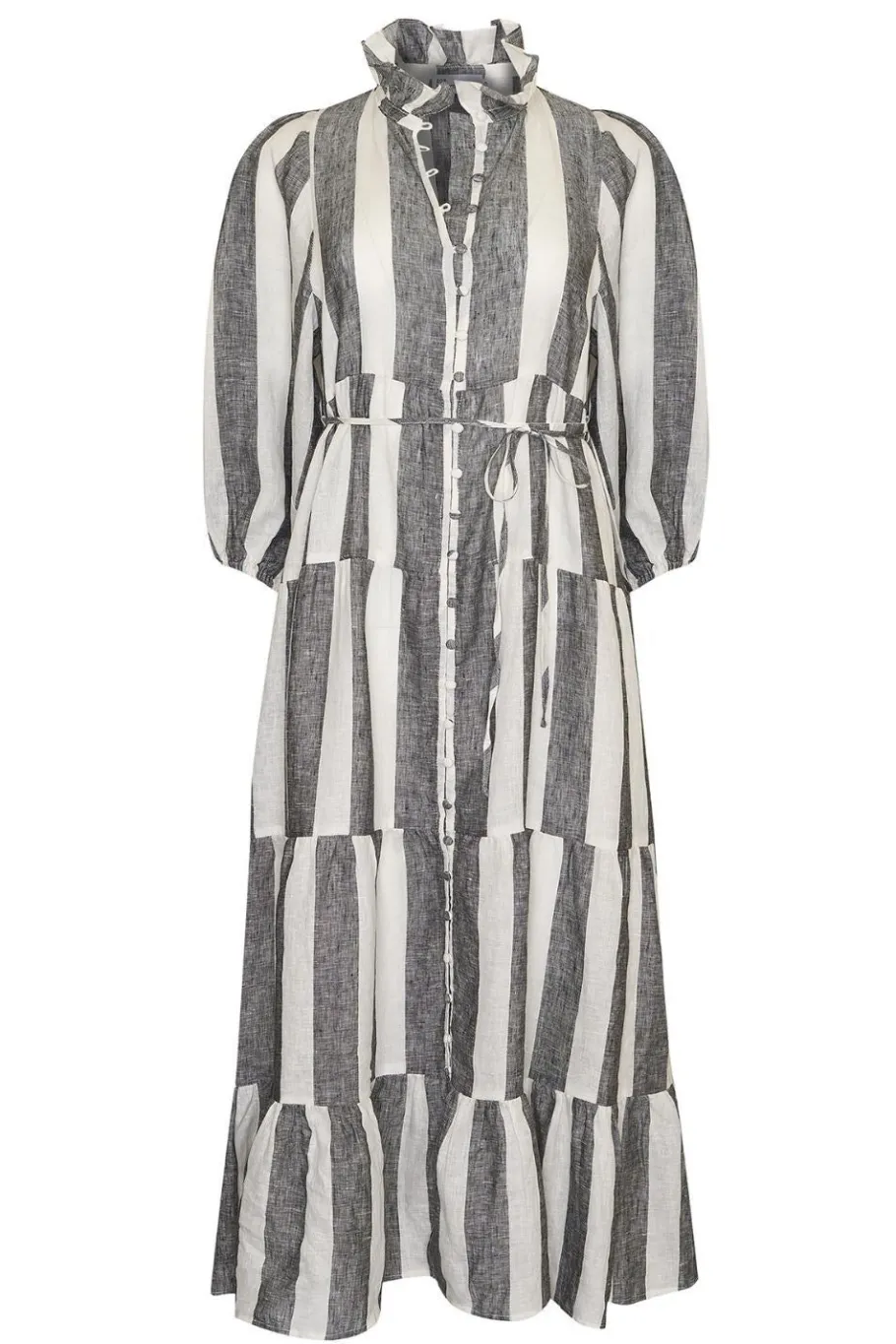 Toast Dress-Black Wide Stripe|zoe kratzmann New