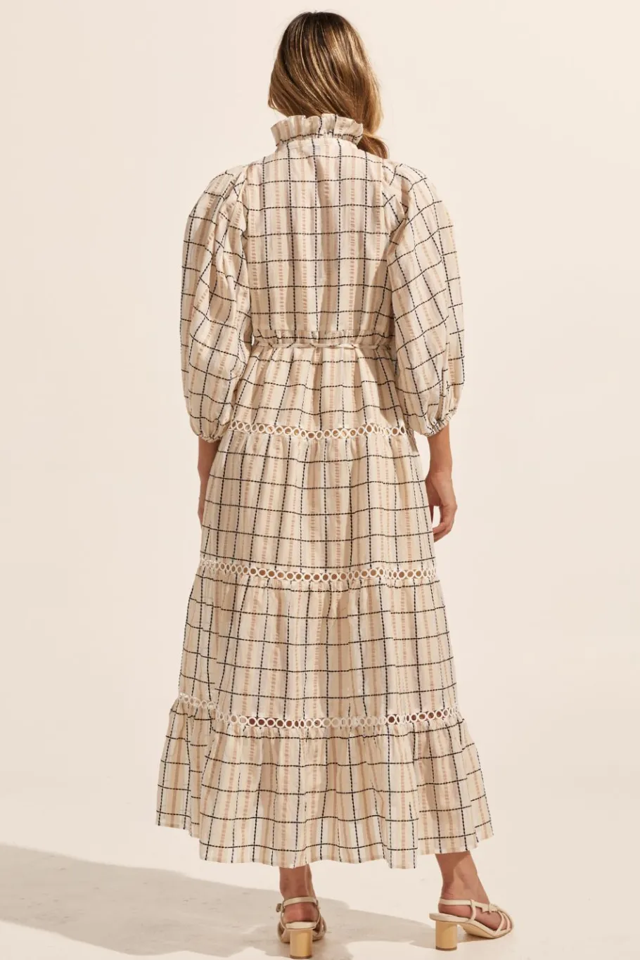Toast Dress-Ivory Check|zoe kratzmann Clearance