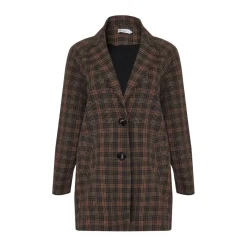 Transit Coat-Toasted Check|zoe kratzmann New