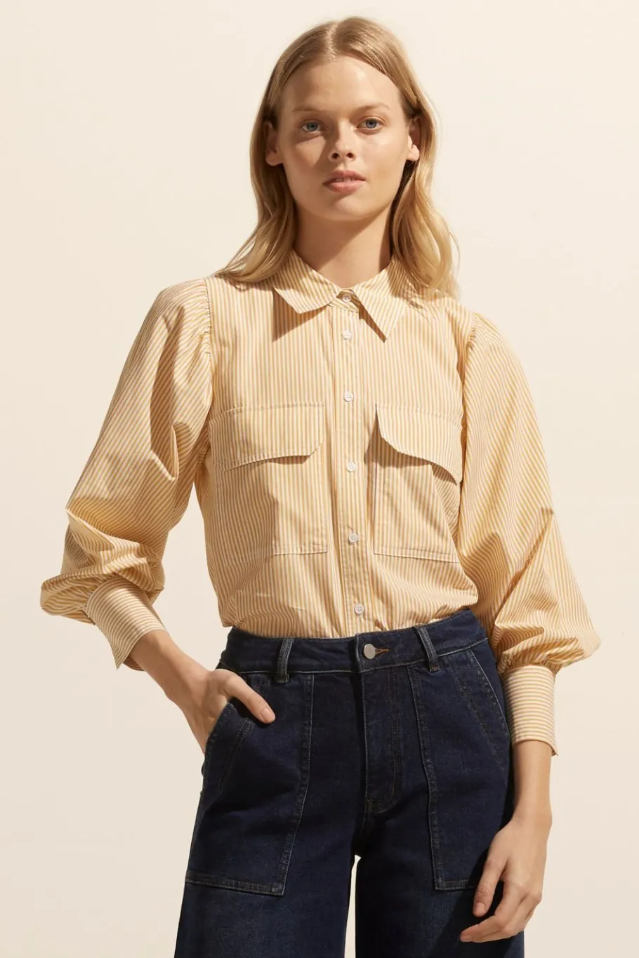 Underpin Top-Ochre Stripe|zoe kratzmann Discount