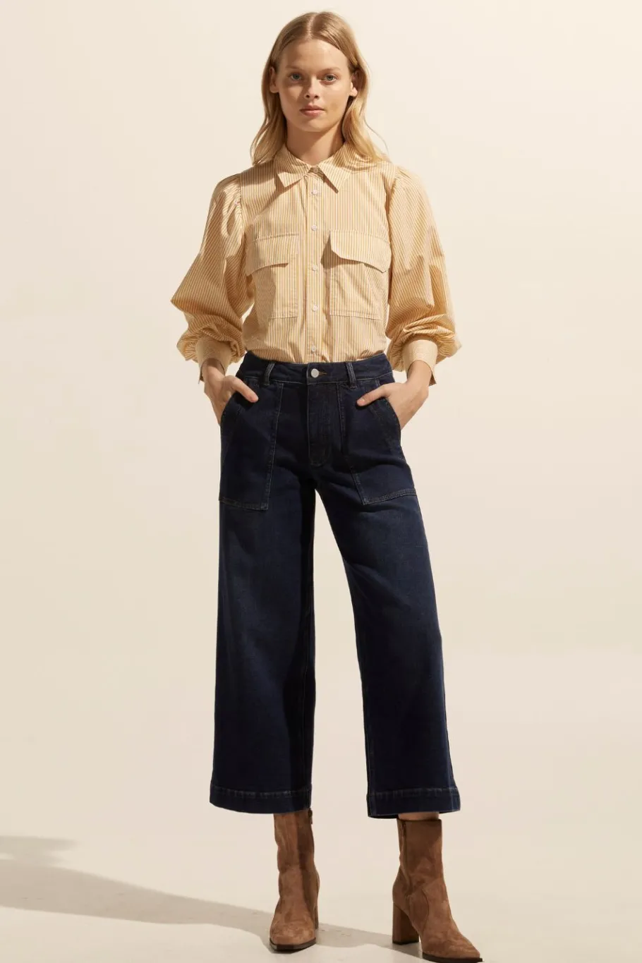 Underpin Top-Ochre Stripe|zoe kratzmann Discount