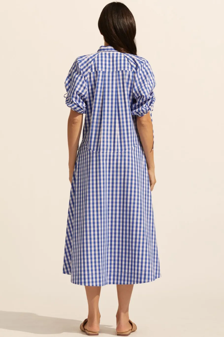 Urge Dress-Azure Gingham Check|zoe kratzmann Best