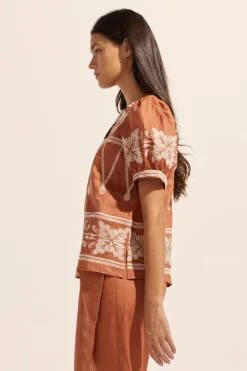 Venture Top-Ginger Embroid|zoe kratzmann Hot