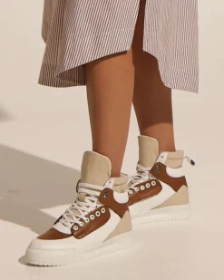 Vibe Sneaker-Mocha/White Leather|zoe kratzmann Sale