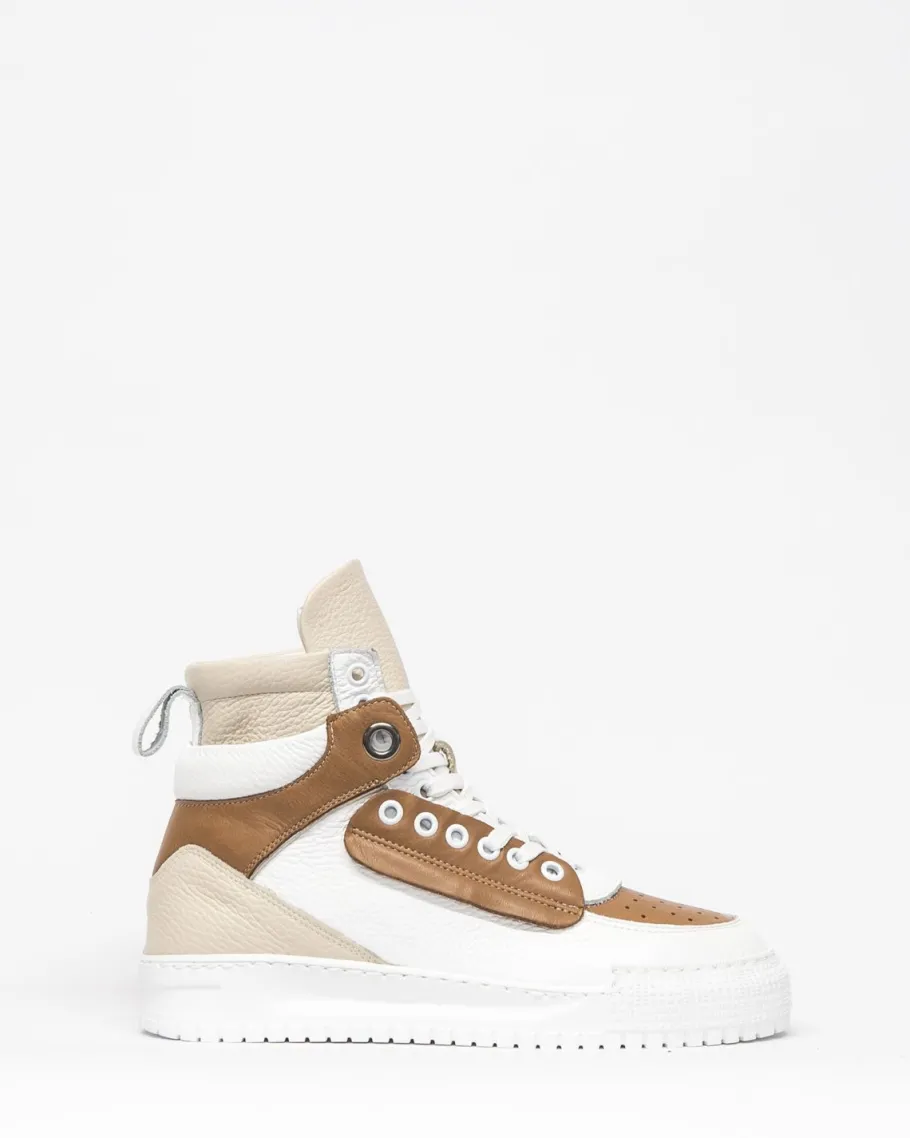 Vibe Sneaker-Mocha/White Leather|zoe kratzmann Sale