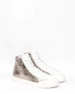 Wrangler Sneaker-Gunmetal Leather|zoe kratzmann Hot